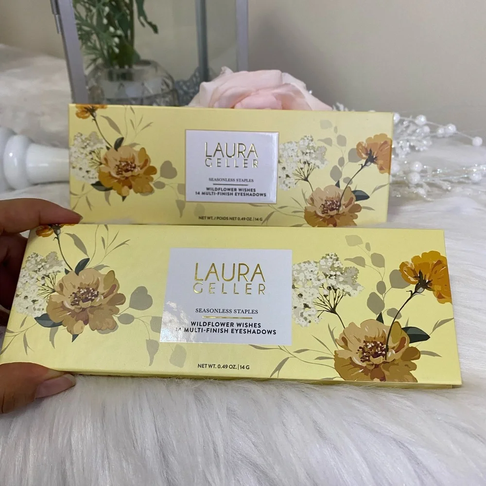 Laura Geller Seasonless Staples Wildflower Wishes Eyeshadow Palette 14 Shades